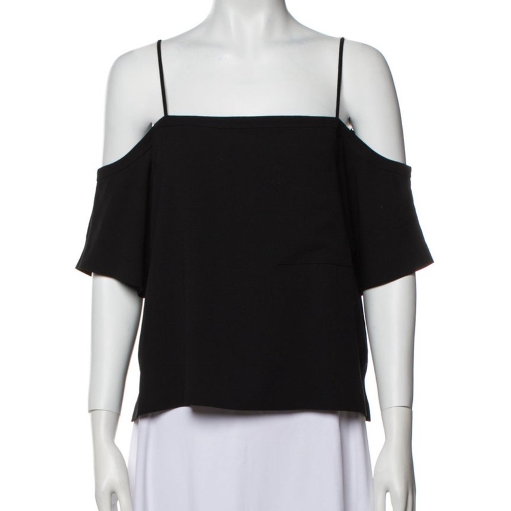 T by Alexander Wang open shoulder top